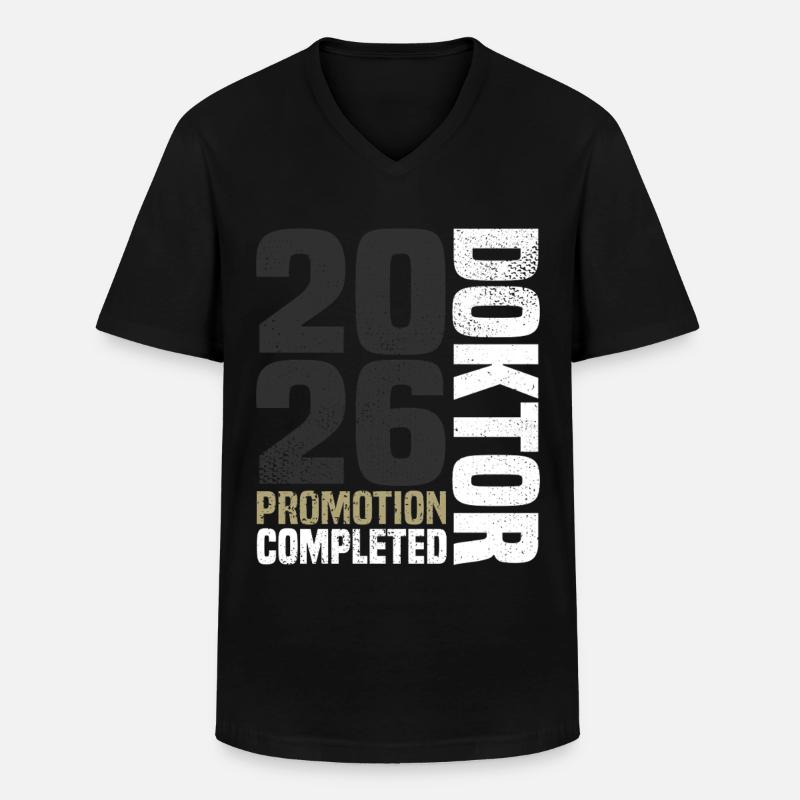 Doktor 2026 - Männer-T-Shirt mit V-Ausschnitt - Schwarz