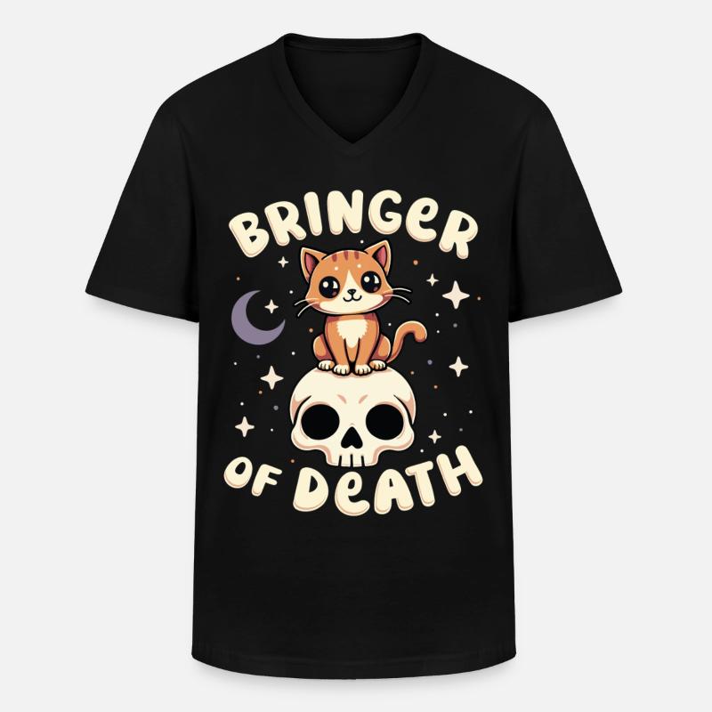 Bringer des Todes - Männer-T-Shirt mit V-Ausschnitt - Schwarz