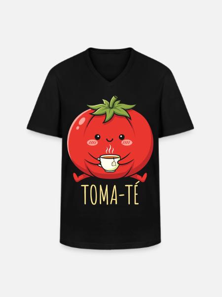 Lustige Spanischlehrerin der Maestra-Schule - Männer-T-Shirt mit V-Ausschnitt - Schwarz