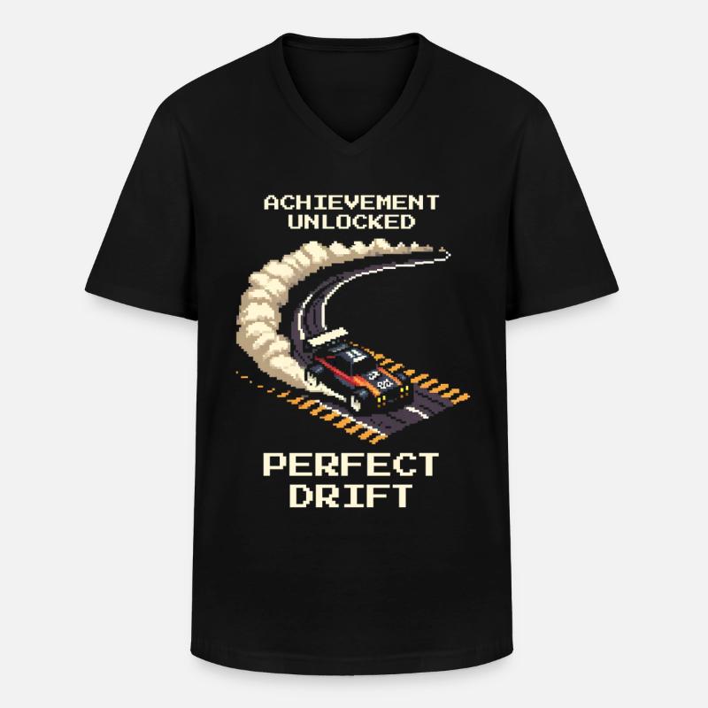 Erfolg: Perfekter Drift | RC Drift - Männer-T-Shirt mit V-Ausschnitt - Schwarz
