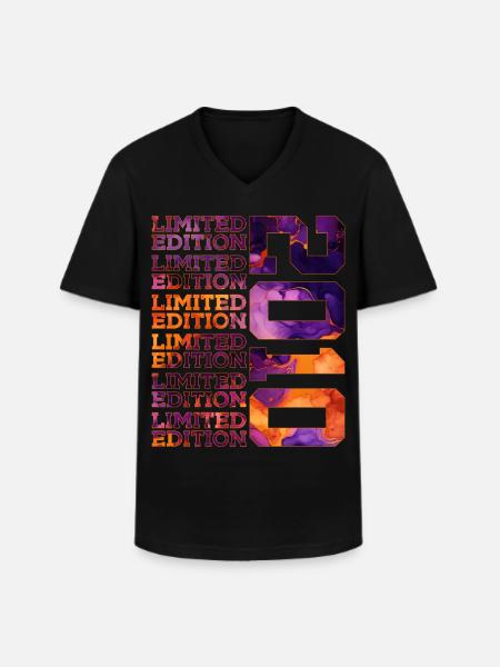 16E ANNIVERSAIRE ÉDITION LIMITÉE 2010 - T-shirt col V Homme - noir