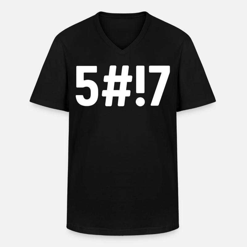 Scheißcode - Männer-T-Shirt mit V-Ausschnitt - Schwarz