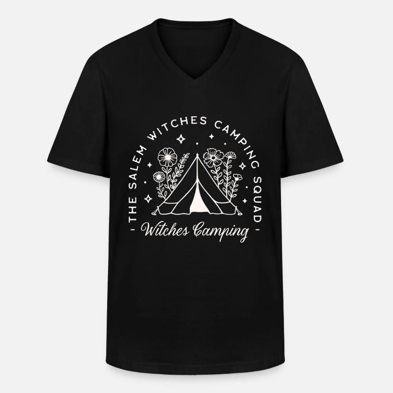 Hexen-Camp-Hexen-Sommercamp-Gruppe Matching - Männer-T-Shirt mit V-Ausschnitt - Schwarz