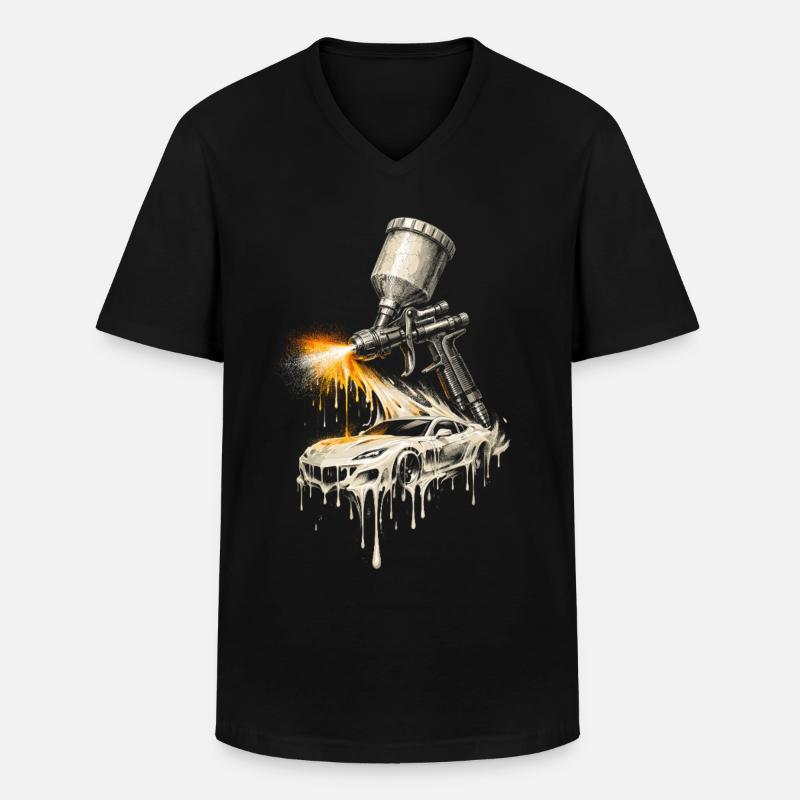 Vehicle Painter Car Painter Painter - Men's V-Neck T-Shirt - black