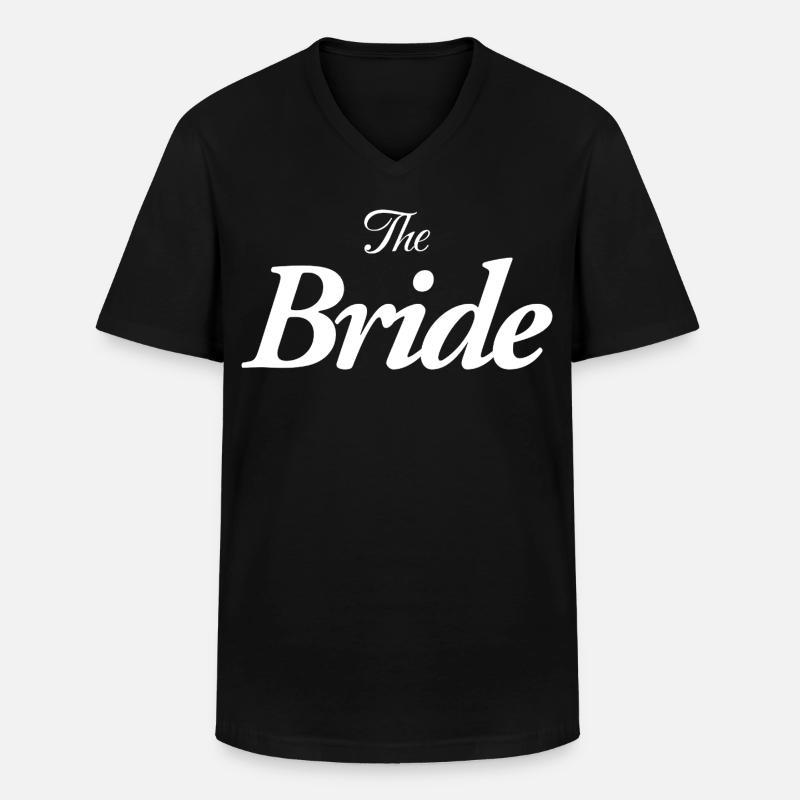 The Bride - Männer-T-Shirt mit V-Ausschnitt - Schwarz