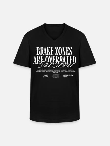 Racetrack Tshirt - Men's V-Neck T-Shirt - black