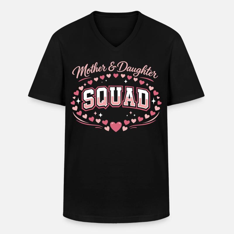 Mutter-Tochter-Trupp | Pink Komplizen Geschenk - Männer-T-Shirt mit V-Ausschnitt - Schwarz