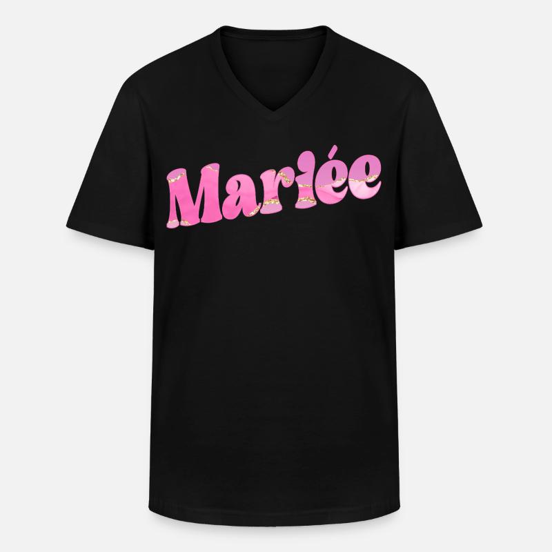 Brauthochzeit - Männer-T-Shirt mit V-Ausschnitt - Schwarz