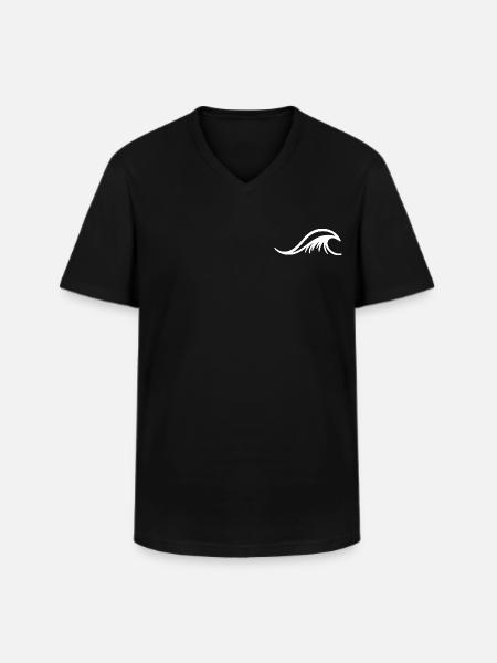 Wave Sea Ocean Water - Men's V-Neck T-Shirt - black