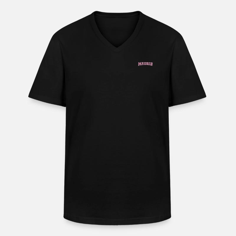 " Madrid - Männer-T-Shirt mit V-Ausschnitt - Schwarz