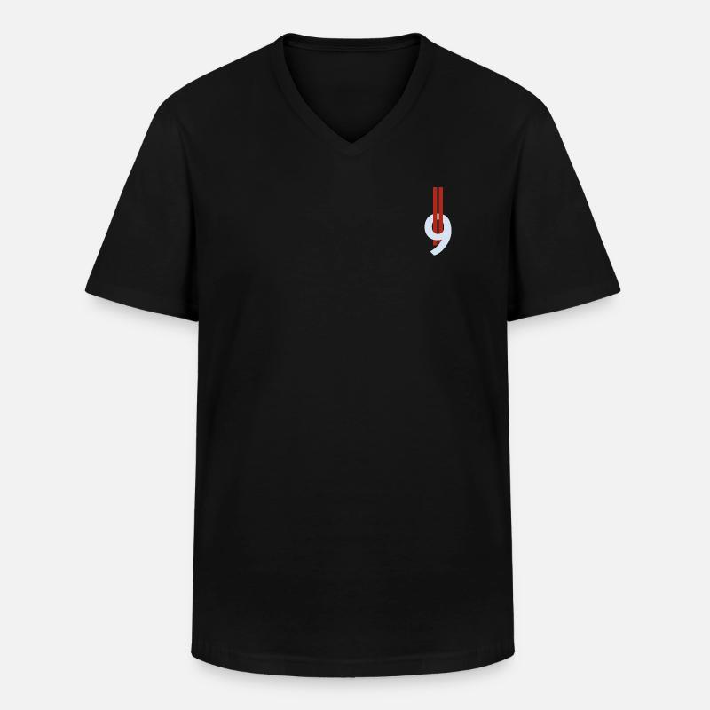 9./11. September - Männer-T-Shirt mit V-Ausschnitt - Schwarz