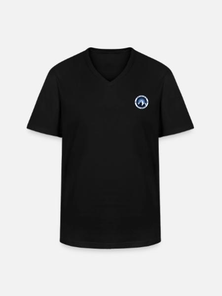 Mountain Climber | Bergsteiger - Männer-T-Shirt mit V-Ausschnitt - Schwarz