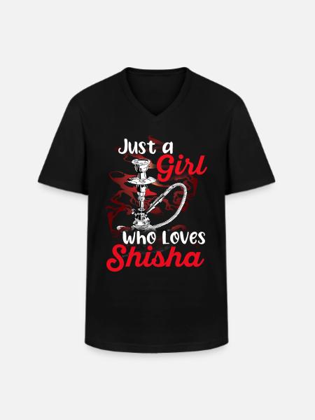 Hookah - Men's V-Neck T-Shirt - black