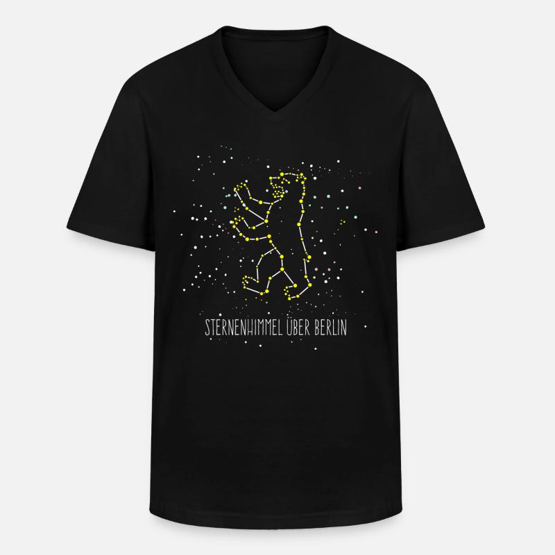 Berlin Berlin 2 - Männer-T-Shirt mit V-Ausschnitt - Schwarz