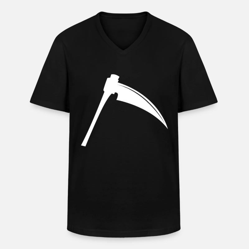 Sense - Männer-T-Shirt mit V-Ausschnitt - Schwarz