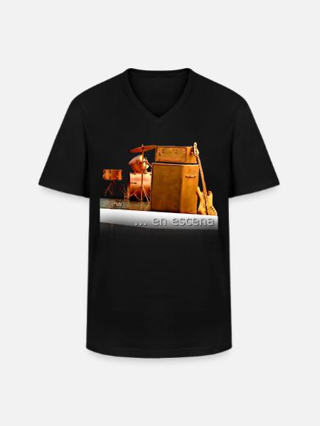 In Escena - Men's V-Neck T-Shirt - black
