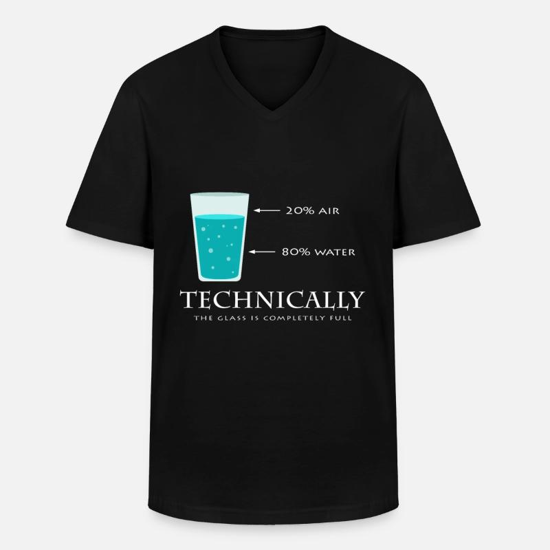 Wissenschaft - Männer-T-Shirt mit V-Ausschnitt - Schwarz