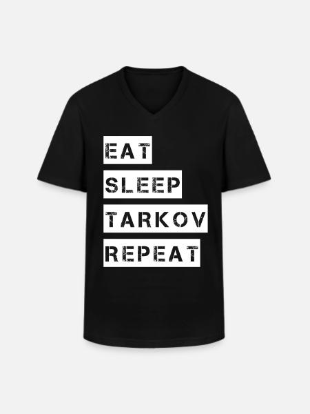 Tarkov - Men's V-Neck T-Shirt - black