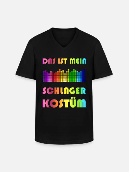 This is my Popular Costume - Men's V-Neck T-Shirt - black