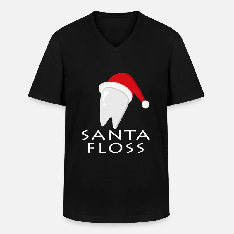 Zahnarzt - Männer-T-Shirt mit V-Ausschnitt - Schwarz