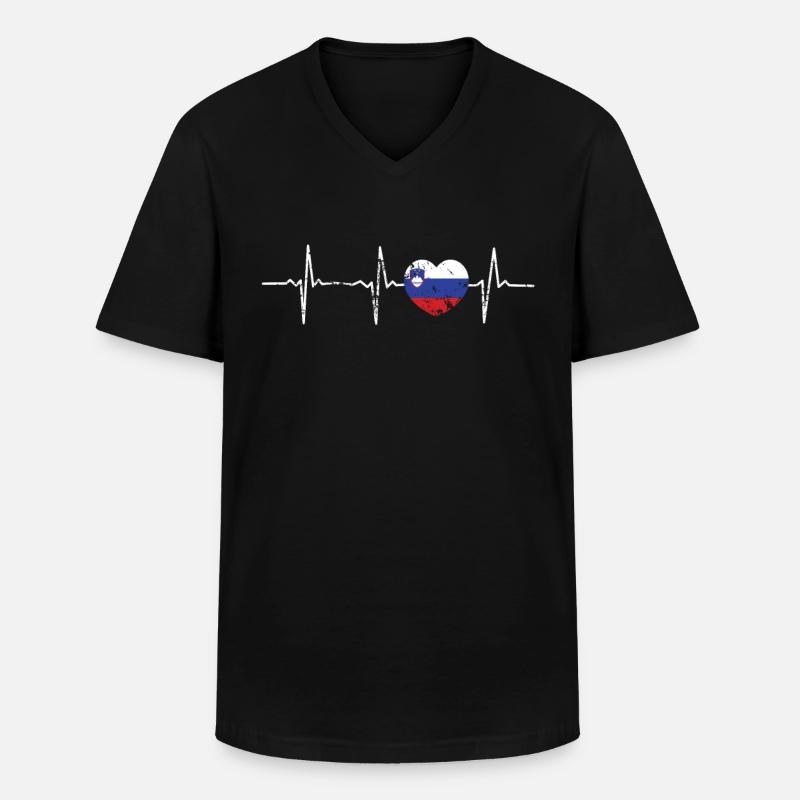 Geschenk - Männer-T-Shirt mit V-Ausschnitt - Schwarz