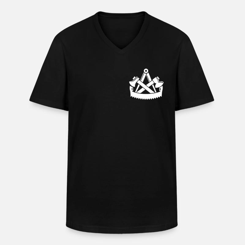 Carpenter carpenter carpenter carpenter gift - Men's V-Neck T-Shirt - black