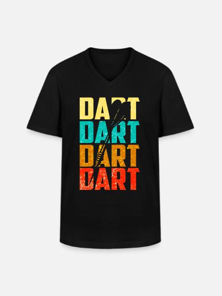 Dart Player Dart Player Gift - Men's V-Neck T-Shirt - black