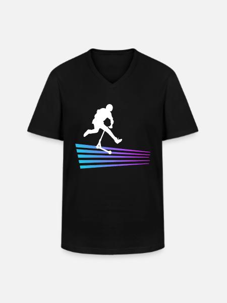 freestyle scooter - Men's V-Neck T-Shirt - black