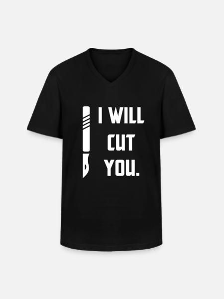 surgeon - Men's V-Neck T-Shirt - black