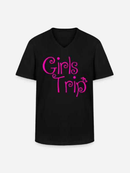 Girls Trip - Men's V-Neck T-Shirt - black