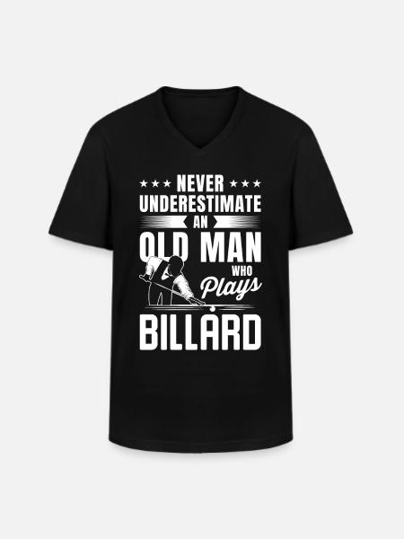 Billard cadeau de billard - T-shirt col V Homme - noir