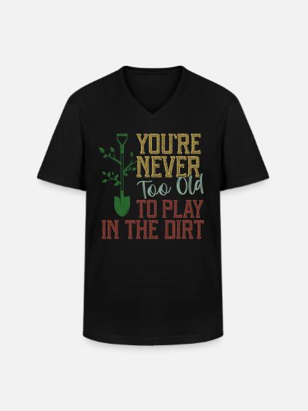 Gardening - Men's V-Neck T-Shirt - black