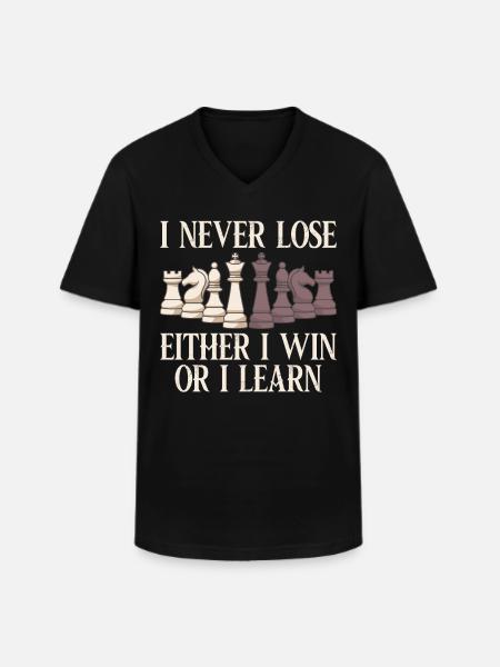 Chess Player / Funny Chess Gift - Men's V-Neck T-Shirt - black
