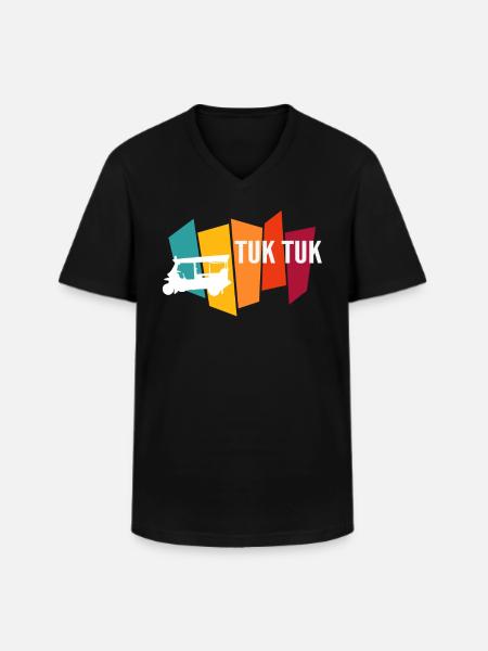 Tuk Tuk - Men's V-Neck T-Shirt - black