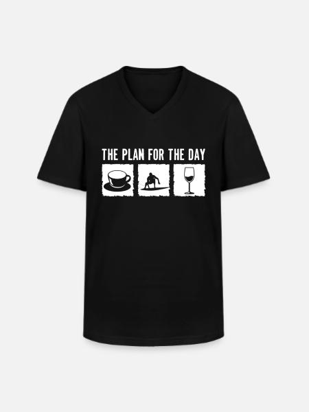 Surfing Surfboard Surfer Surfboard Surfing - Men's V-Neck T-Shirt - black