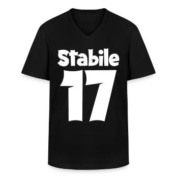 17 Geburtstag Junge Geschenk lustig 17. Ehrentag - Männer-T-Shirt mit V-Ausschnitt - Schwarz - Vorne - AI Model Male 178 dark (178cm)