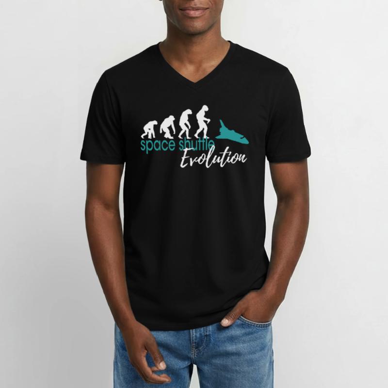 Space Shuttle Evolution Men's V-Neck T-Shirt