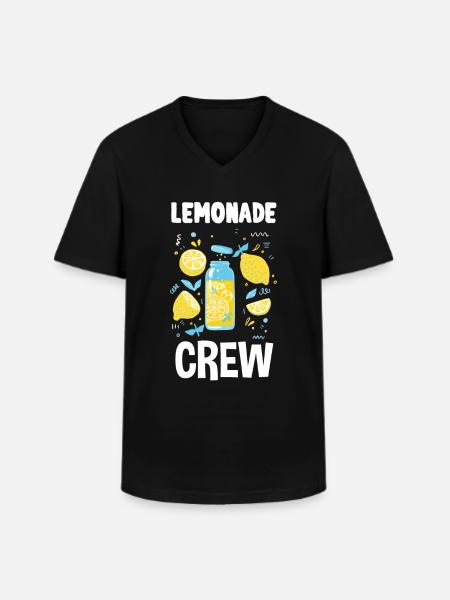 Lemonade Crew Juice Stand - Men's V-Neck T-Shirt - black