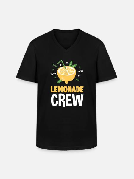 Lemonade Crew Juice Stand - Men's V-Neck T-Shirt - black