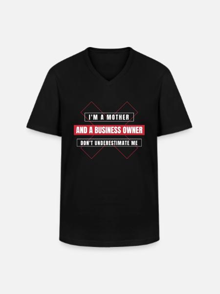 Entrepreneur Motivation Small Business - Men's V-Neck T-Shirt - black