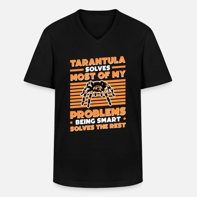 Tarantula Gift Spider Tarantula - Men's V-Neck T-Shirt - black