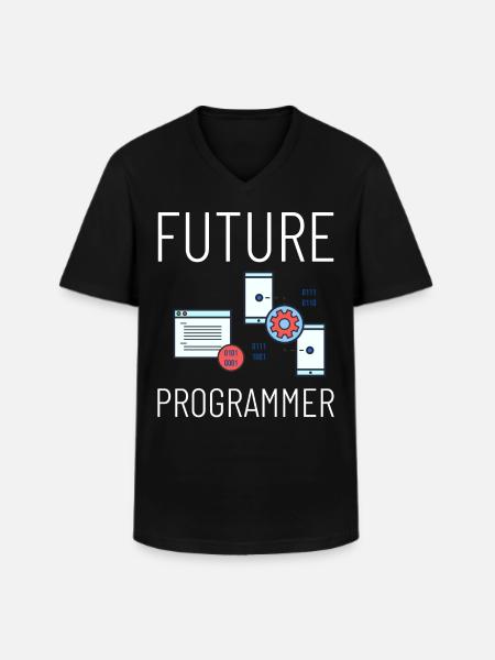Programmierer Programmieren Computerentwickler Pc - Männer-T-Shirt mit V-Ausschnitt - Schwarz