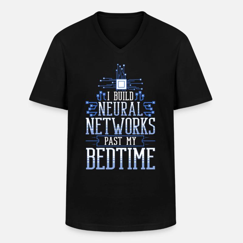 Datenwissenschaftler Data Science Wissenschaft - Männer-T-Shirt mit V-Ausschnitt - Schwarz