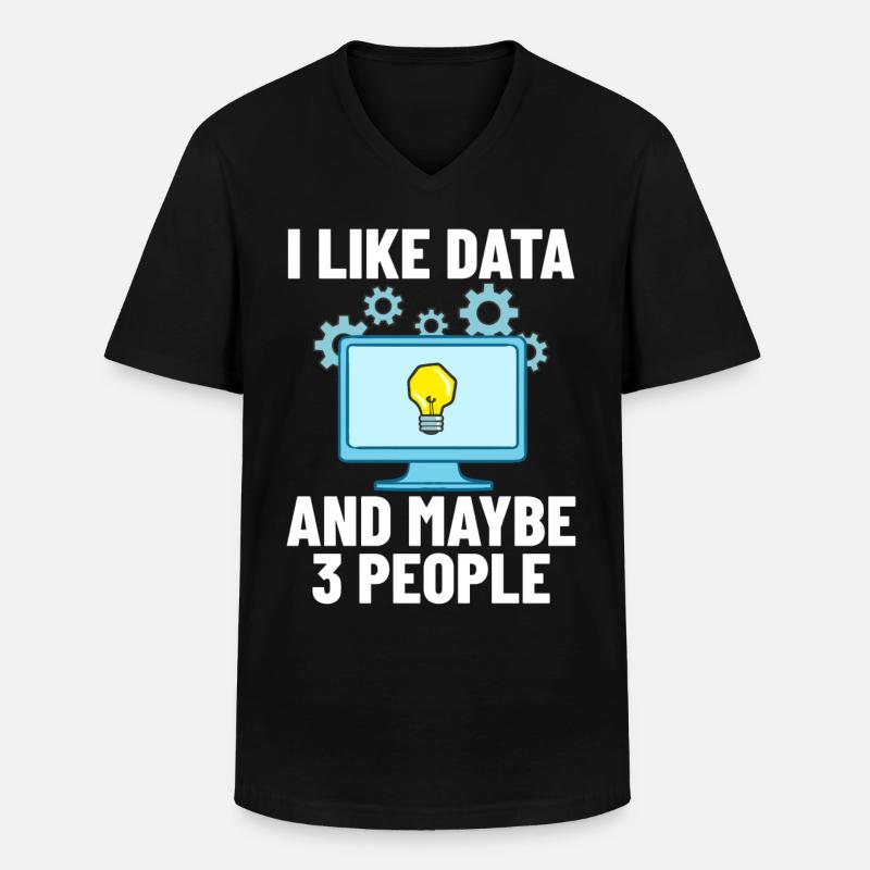 Software Entwicklung Softwareentwickler Entwickler - Männer-T-Shirt mit V-Ausschnitt - Schwarz