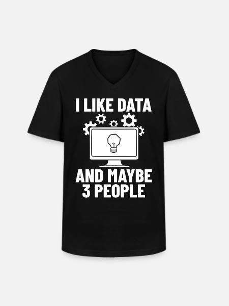 Software Development Software Developer Developer - Men's V-Neck T-Shirt - black