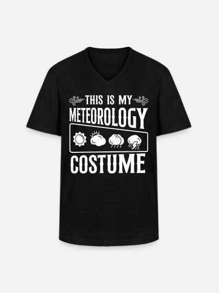 Meteorologist Weather Forecast - Men's V-Neck T-Shirt - black