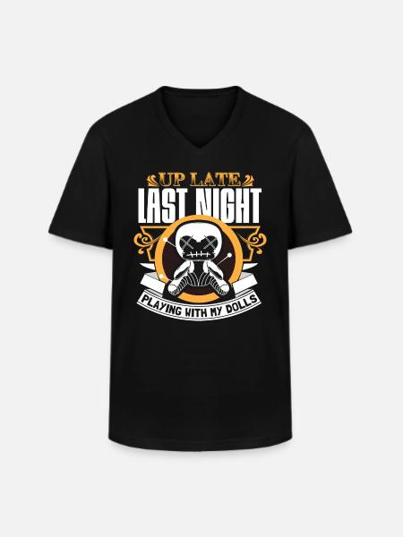 Voodoo Bondieu Gift Idea - Men's V-Neck T-Shirt - black