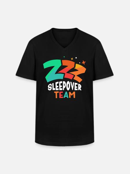Nuitée Équipe Nuitée Sweet - T-shirt col V Homme - noir