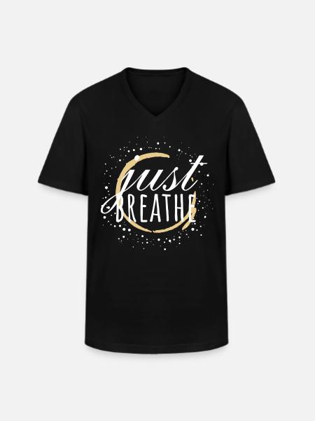 Atmen - Men's V-Neck T-Shirt - black