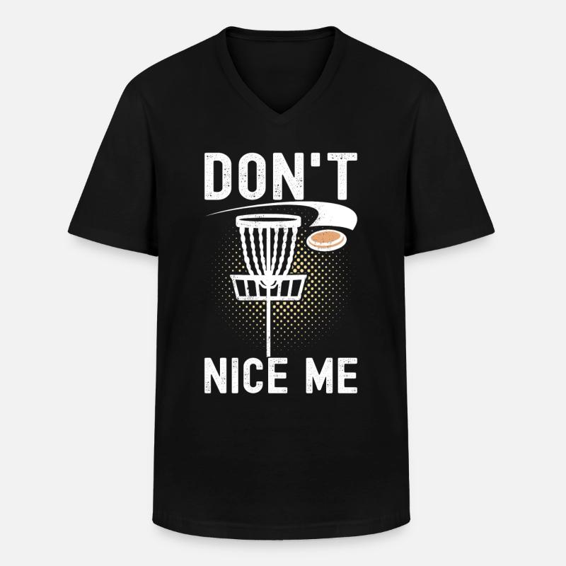 Disc Golf Disc Golfer - Men's V-Neck T-Shirt - black